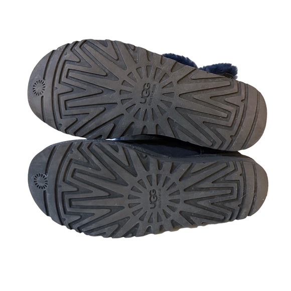 Ugg Bailey Button Navy Boots - Picture 8 of 10